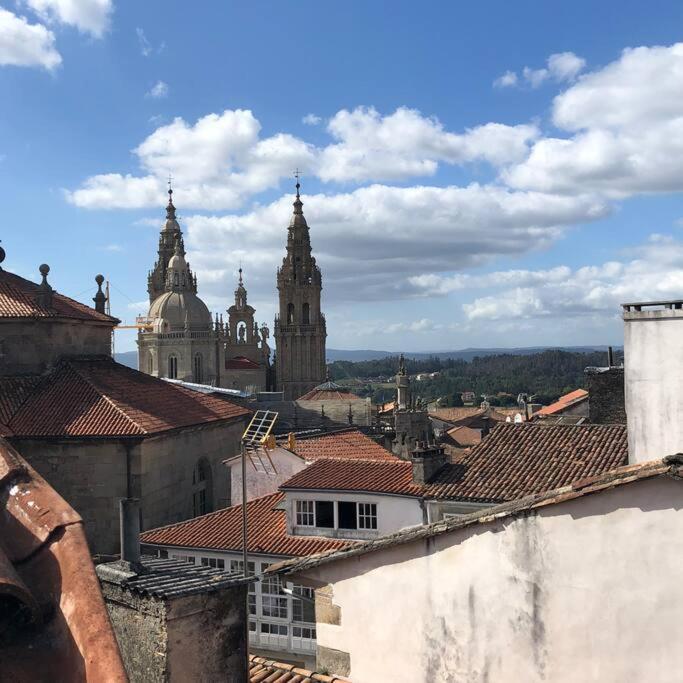 Atico Casco Antiguo En Plaza Cervantes Santiago de Compostela Exterior foto