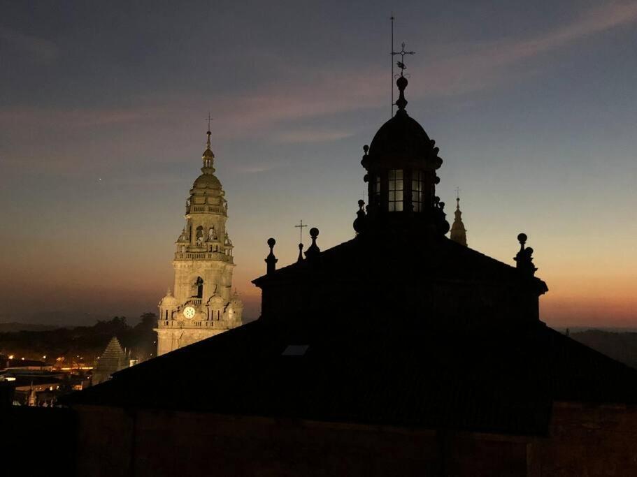 Atico Casco Antiguo En Plaza Cervantes Santiago de Compostela Exterior foto